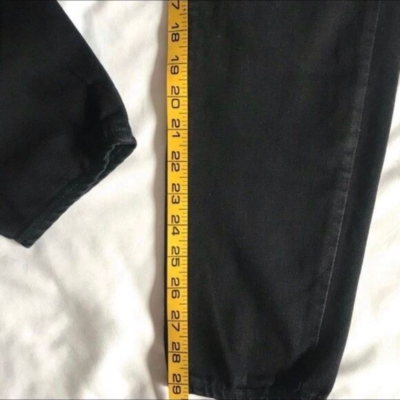 Paige Verdugo Ultra Skinny Mid-Rise Jeans In Black Overdye Size 30 inseam 29” - Picture 8 of 12